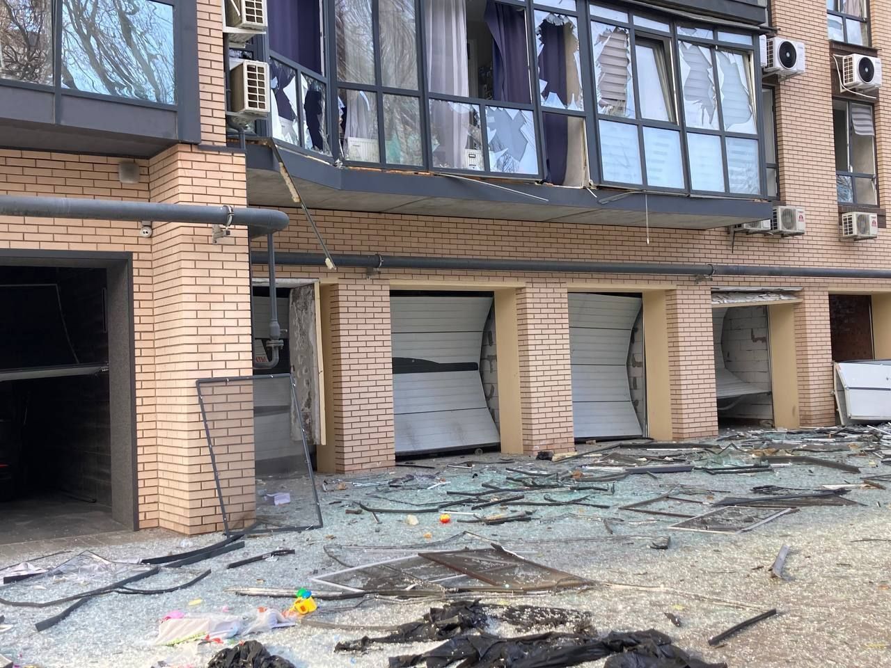 Наслідки удару по Дніпру Наслідки удару по Дніпру