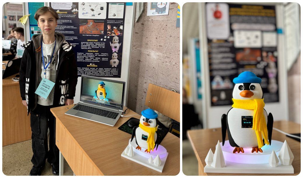 Високотехнологічний пінгвін школяра з Покровська підкорив престижний конкурс IT 1