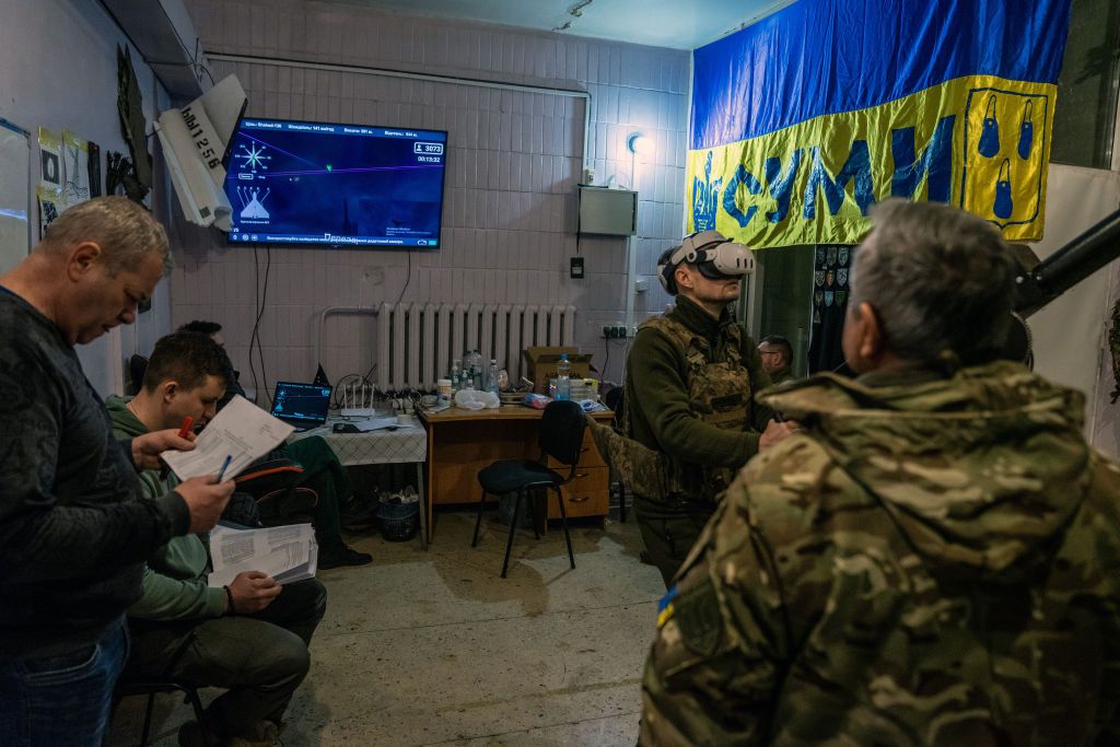 Подразделение ВСУ на границе Сумской и Курской области Подразделение ВСУ на границе Сумской и Курской области