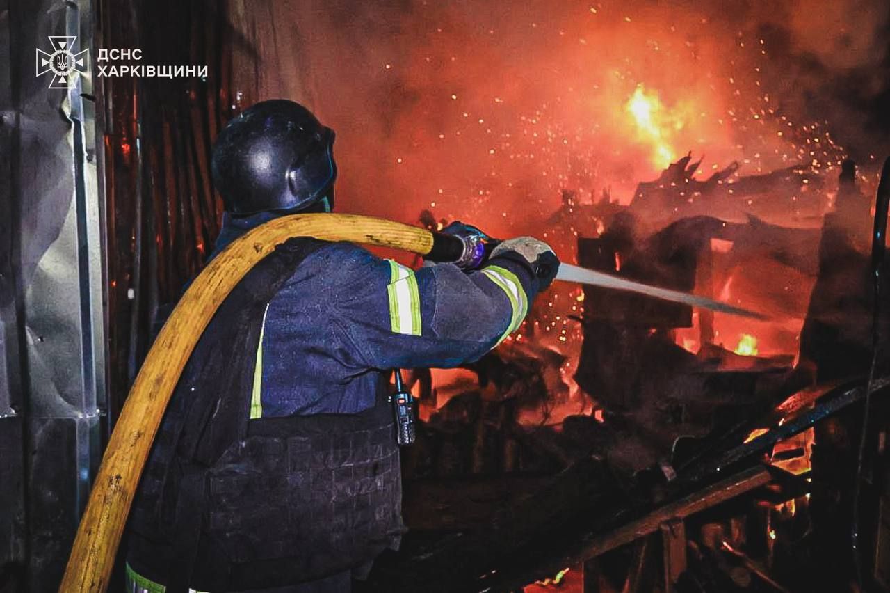 Пожежа на місці прильоту