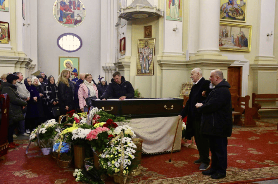 Похороны Таисии Литвиненко. Фото: Telegram/kozytskyy_maksym_official