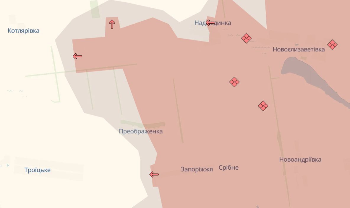 Просування ворога біля Котлярівки та Запоріжжя