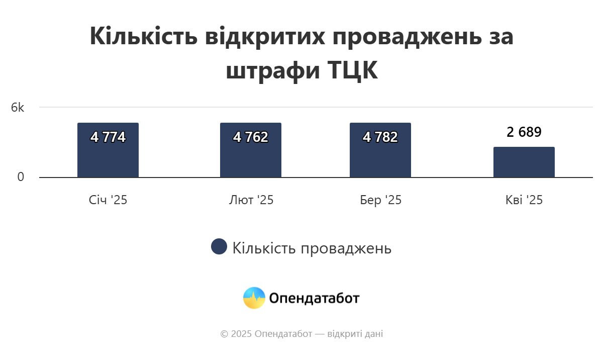 Количество штрафов от ТЦК значительно возросло: статистика впечатляет.
