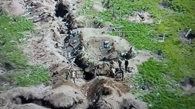 оккупанты обустраивают свои позиции оккупанты обустраивают свои позиции