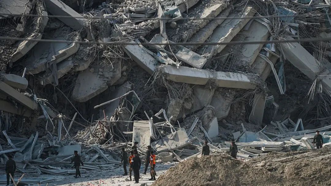 Землетрясение в Мьянме. Фото - Getty Images