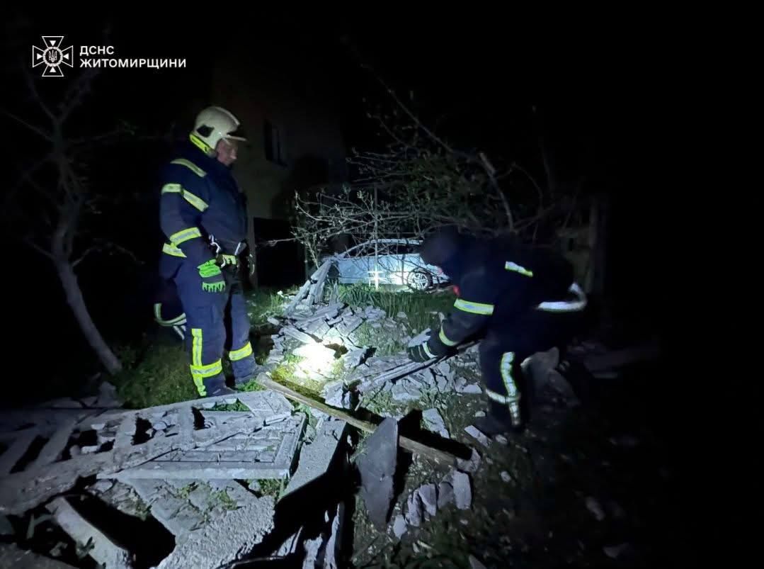 Росія атакувала Житомир: виникли пожежі є постраждалий 3