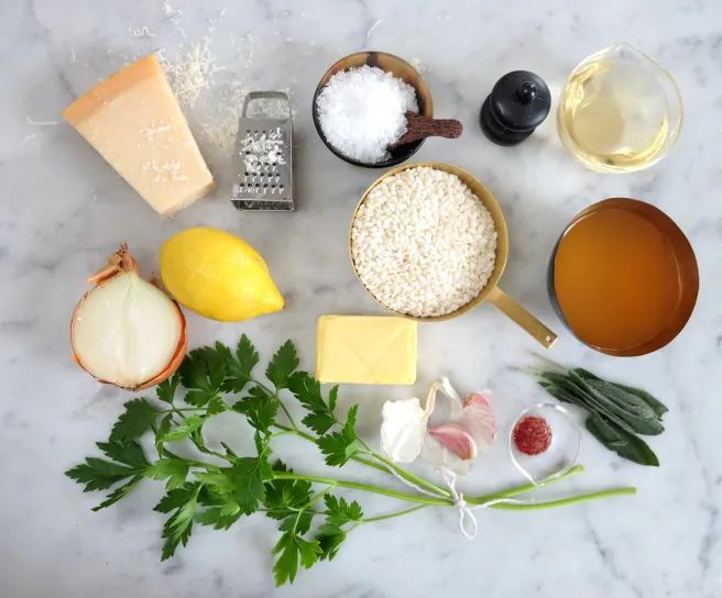 Из таких продуктов ризото получится очень вкусным!