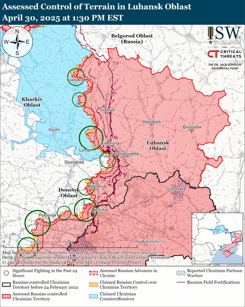 ISW про ситуацію на фронті: ЗСУ просуваються на Курщині, росіяни - у Торецьку 4
