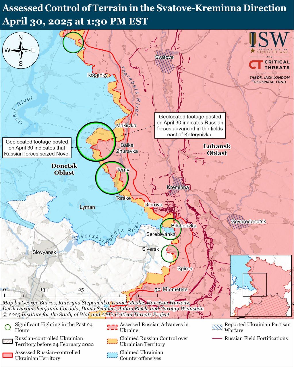 ISW про ситуацію на фронті: ЗСУ просуваються на Курщині, росіяни - у Торецьку 5