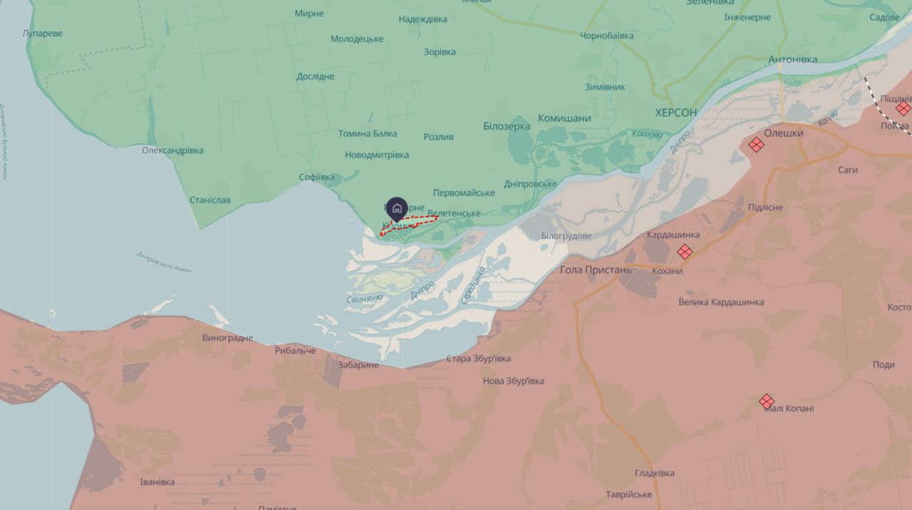 Участок, где активизировались россияне