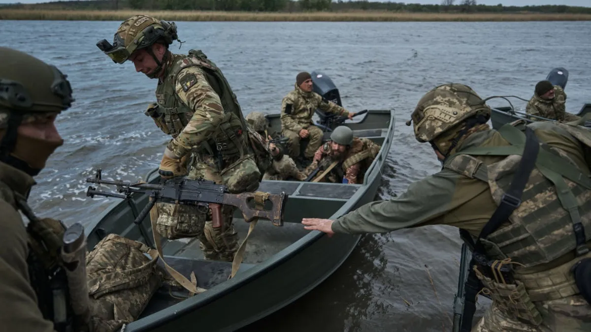 Армія РФ на човнах
