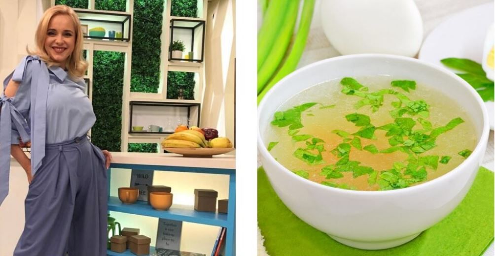 Бульон отдельно: Лилия Ребрик готовим суп с яйцом по-особому.