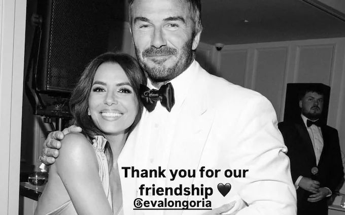 Дэвид Бекхэм и Ева Лонгория. Дэвид Бекхэм и Ева Лонгория.