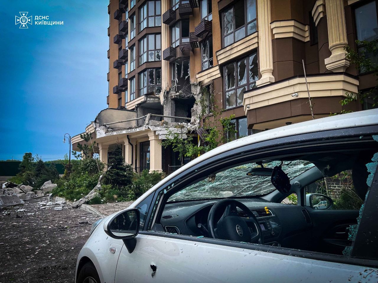 Последствия атаки по Киеву Последствия атаки по Киеву