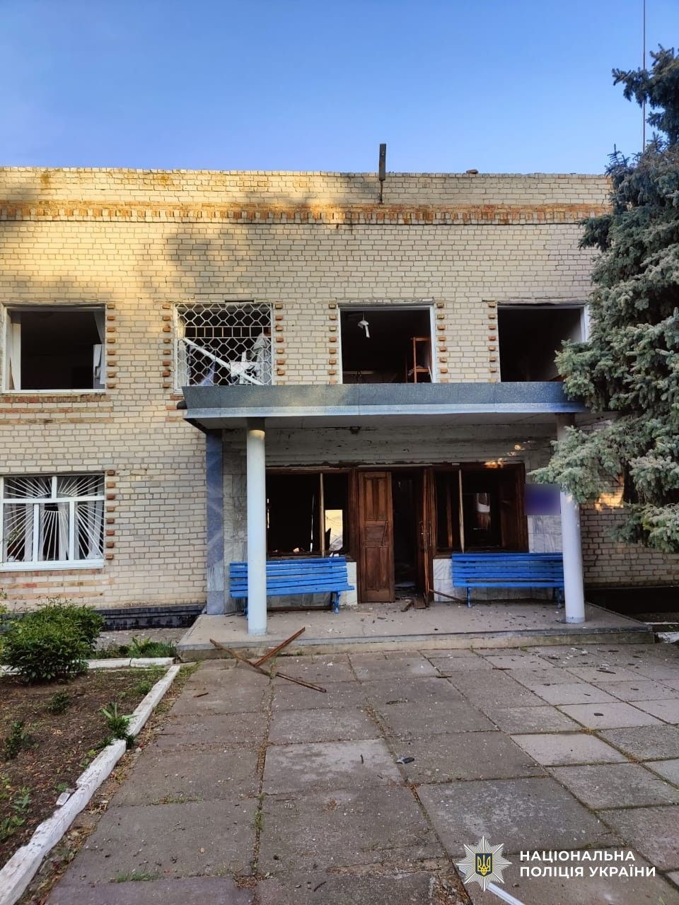 Последствия обстрела Херсонщины Последствия обстрела Херсонщины