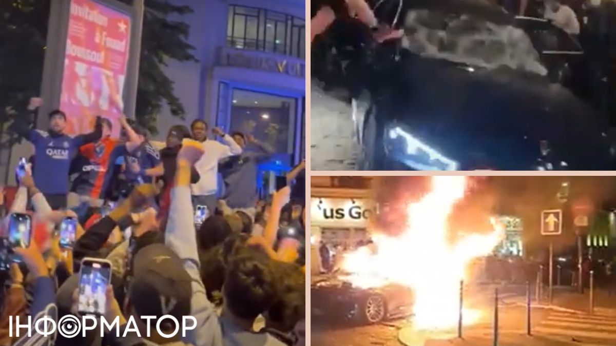 В Париже авто въехало в толпу фанов ПСЖ