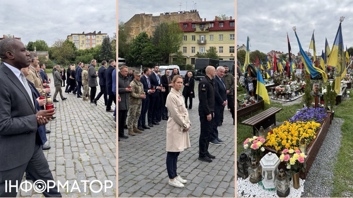 Голови МЗС ЄС у Львові вшанували загиблих у Другій світовій 1