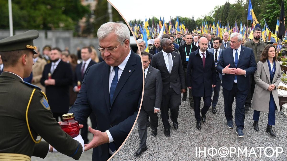 Голови МЗС ЄС у Львові вшанували загиблих у Другій світовій 2