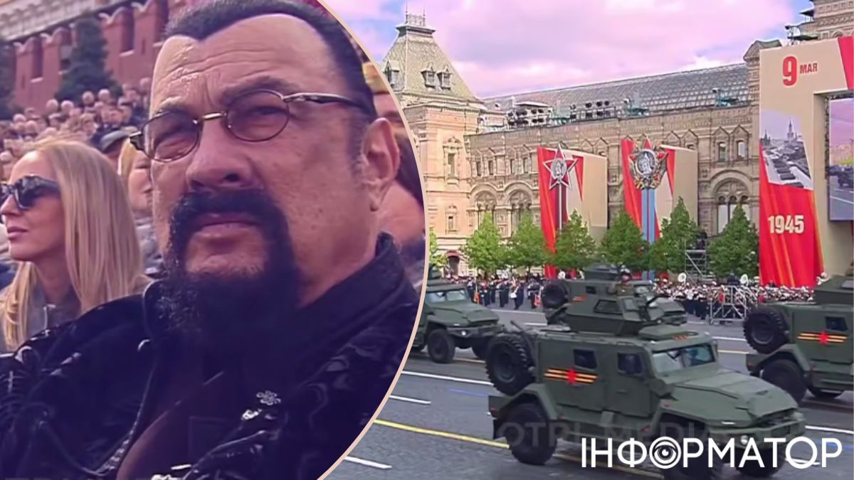 На парад у Москву приїхав американець Стівен Сігал