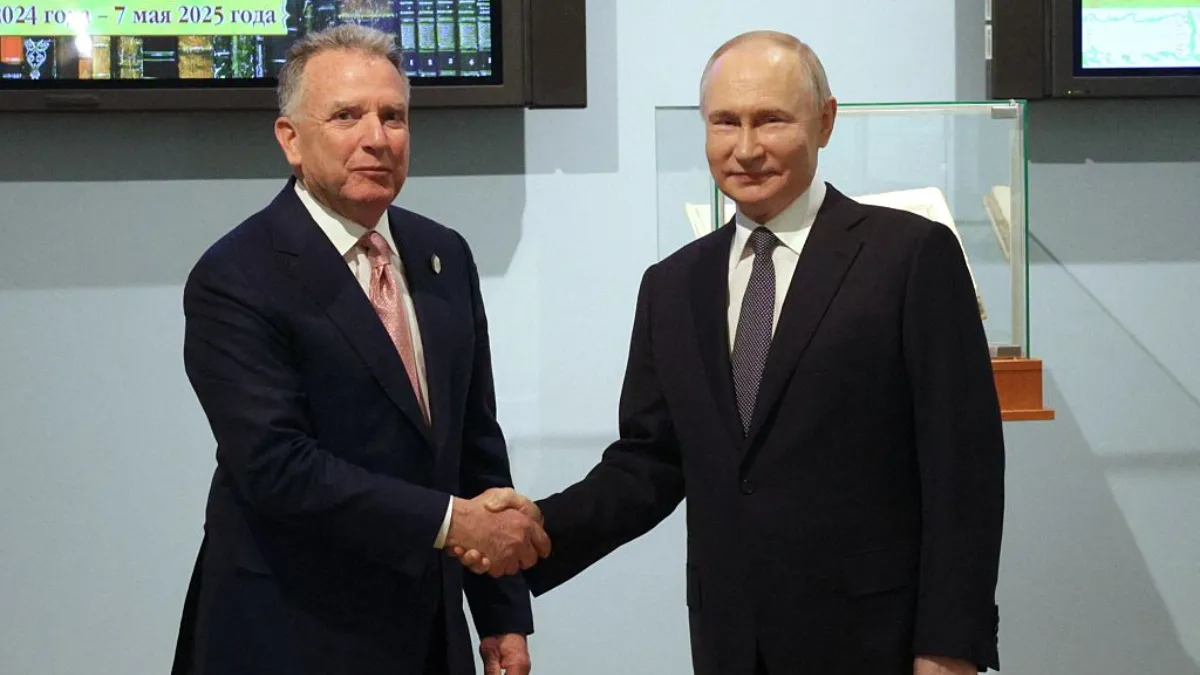 Стів Віткофф і Володимир Путін