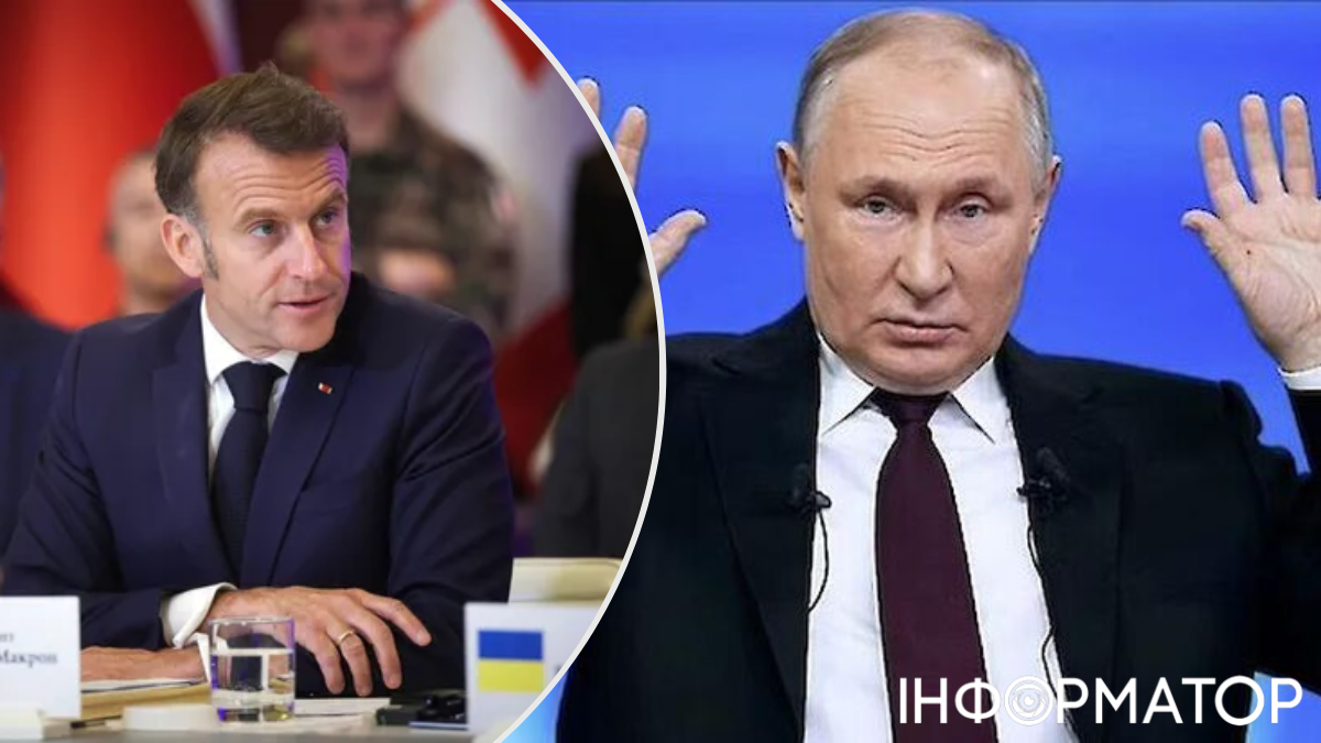 Емманюель Макрон, Володимир Путін