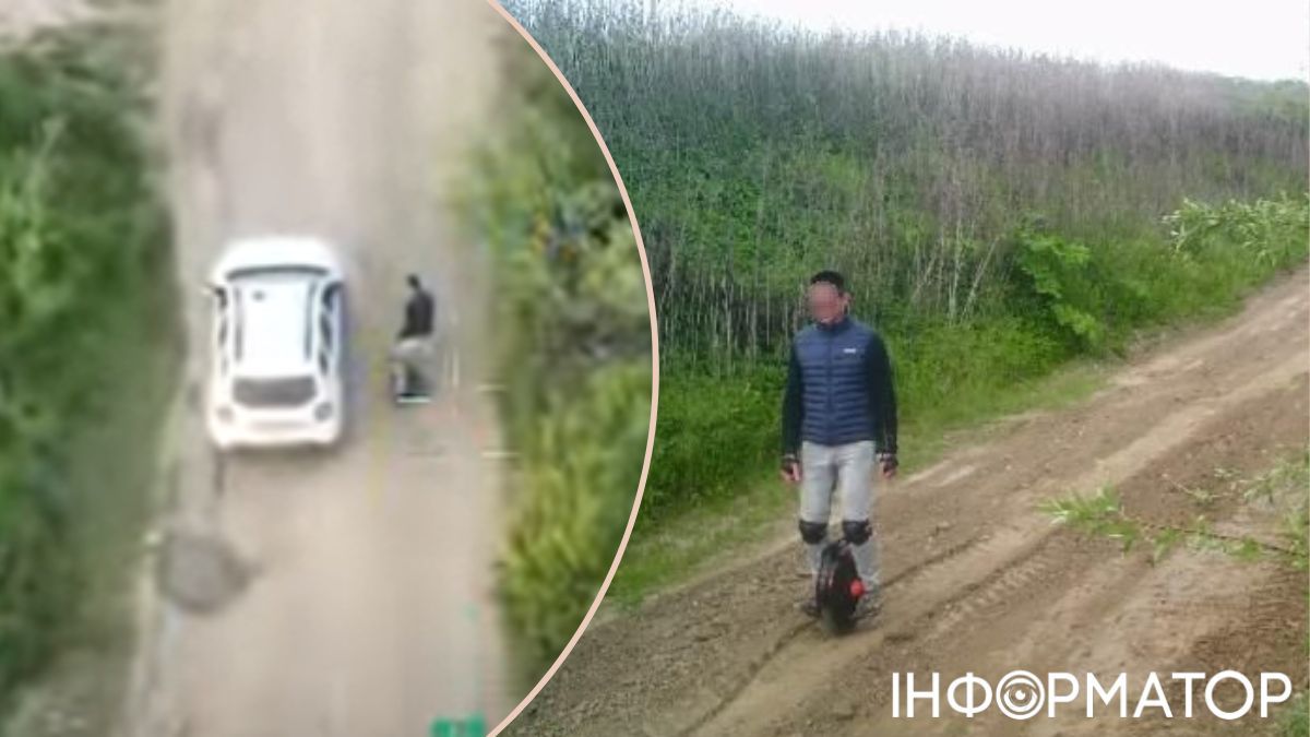 Прикордонники затримали ухилянта на моноколесі за 300 метрів від кордону