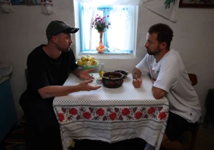 Антон Птушкін (справа) та Міша Кацурін (зліва) в Смідині.