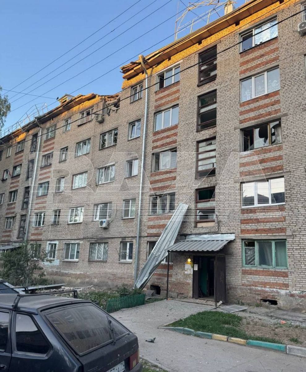 Пошкоджений будинок в Тулі