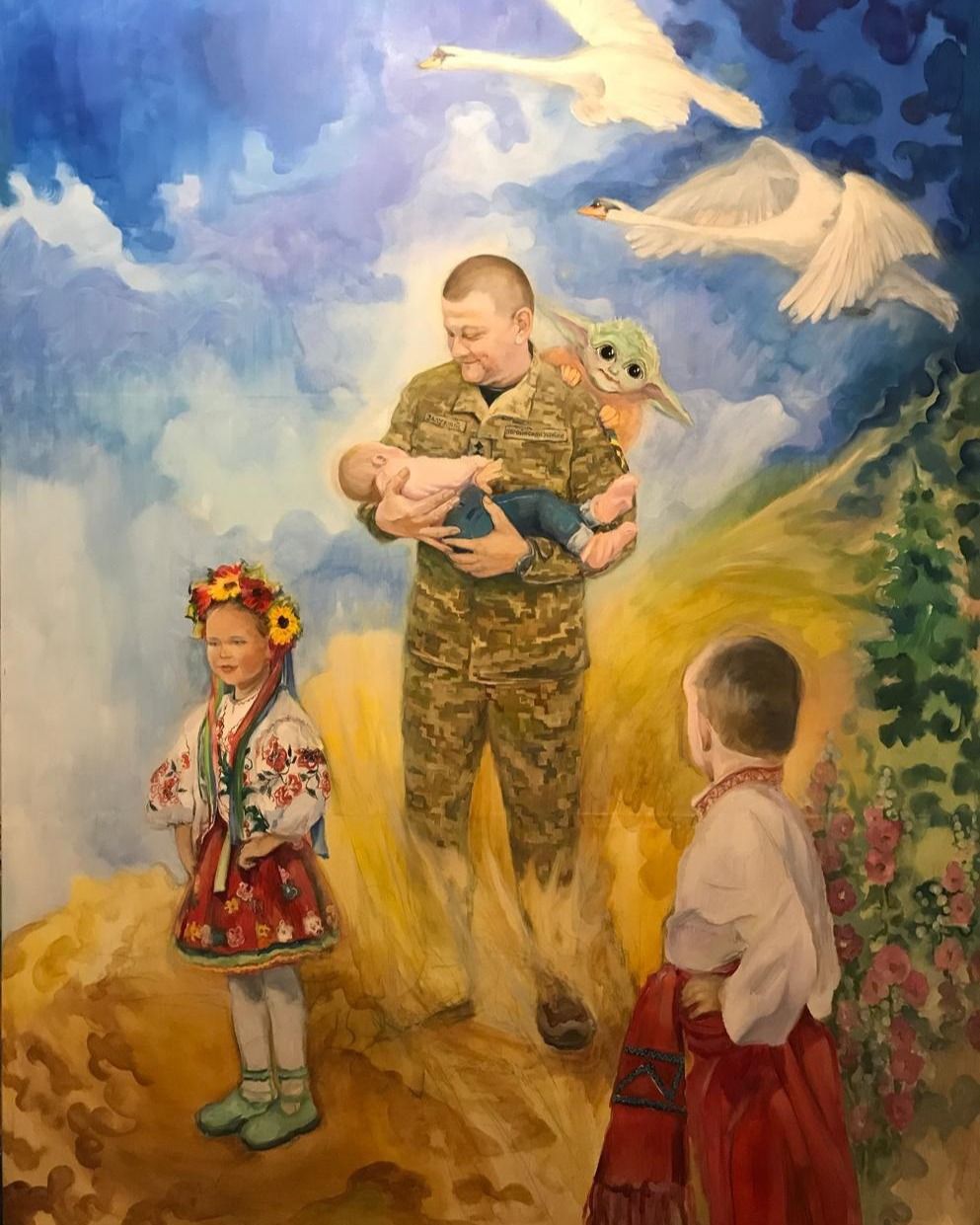 Валерій Залужний став героєм картини Валерій Залужний став героєм картини