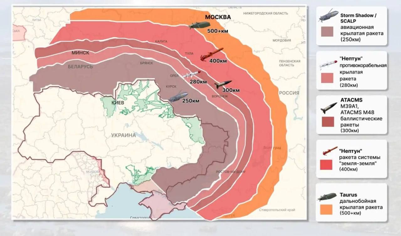 Мерц: США і ще три країни зняли всі обмеження на удари західною зброєю вглиб РФ 2