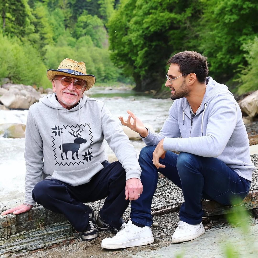 Віталій Козловський з батьком Віталій Козловський з батьком