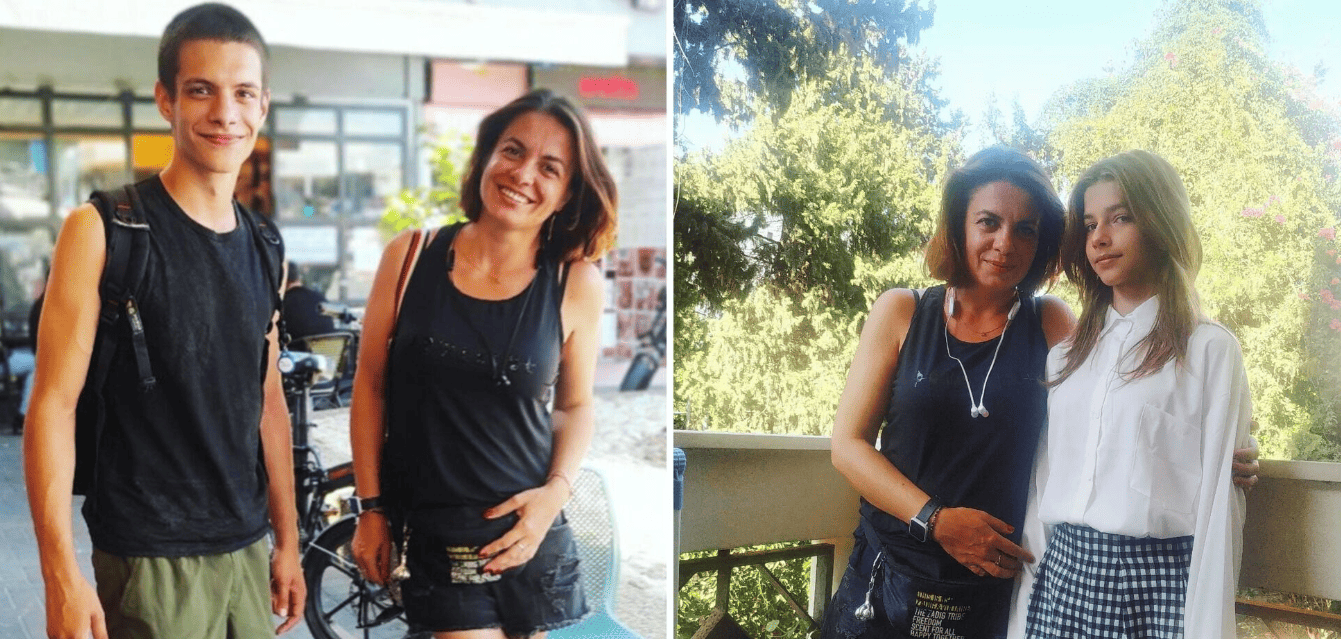 Тамара Нелипа с сыном и дочерью Тамара Нелипа с сыном и дочерью