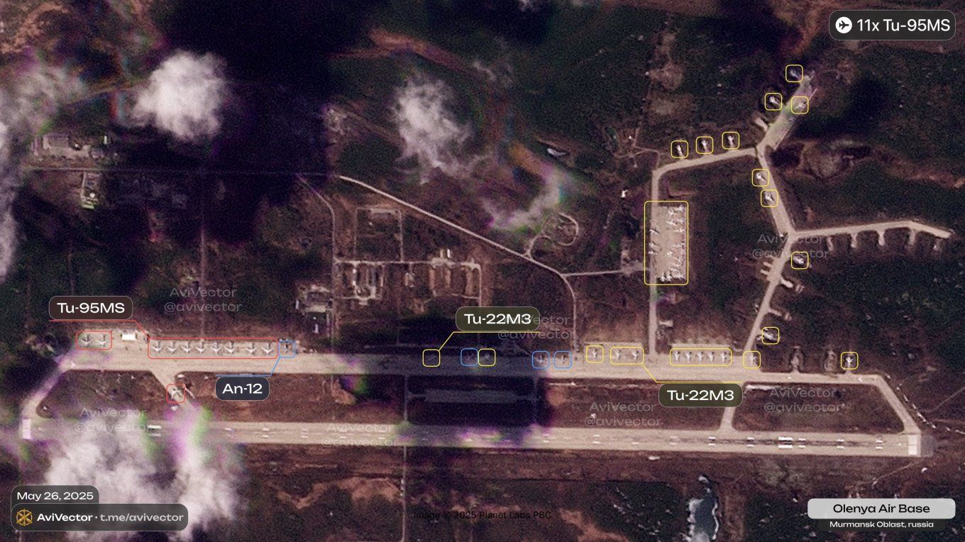 Перебазирование самолетов РФ на "Оленью"