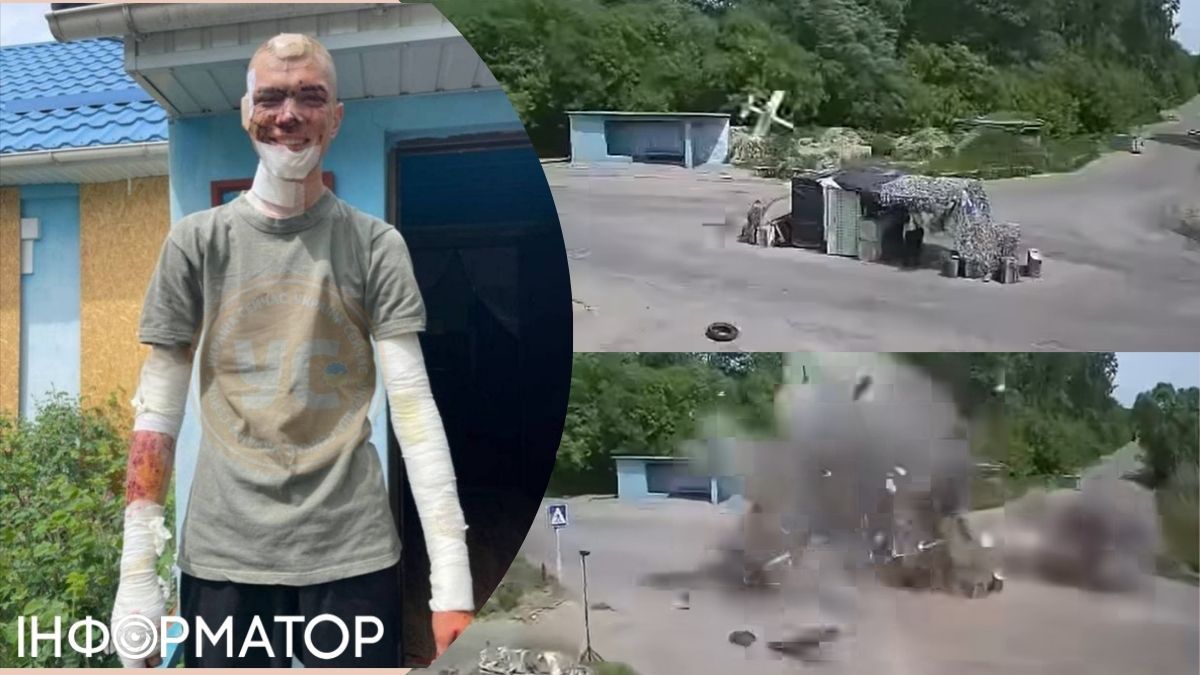Поліцейський дивом вижив після звірячого удару російського дрона по блокпосту на Сумщині