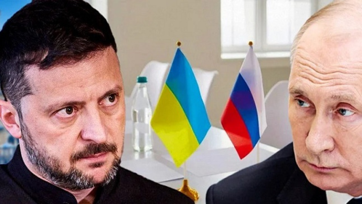 Владимир Зеленский и Владимир Путин