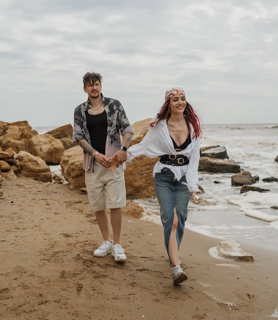 Певица MamaRika и шоумен Сергей Середа Певица MamaRika и шоумен Сергей Середа