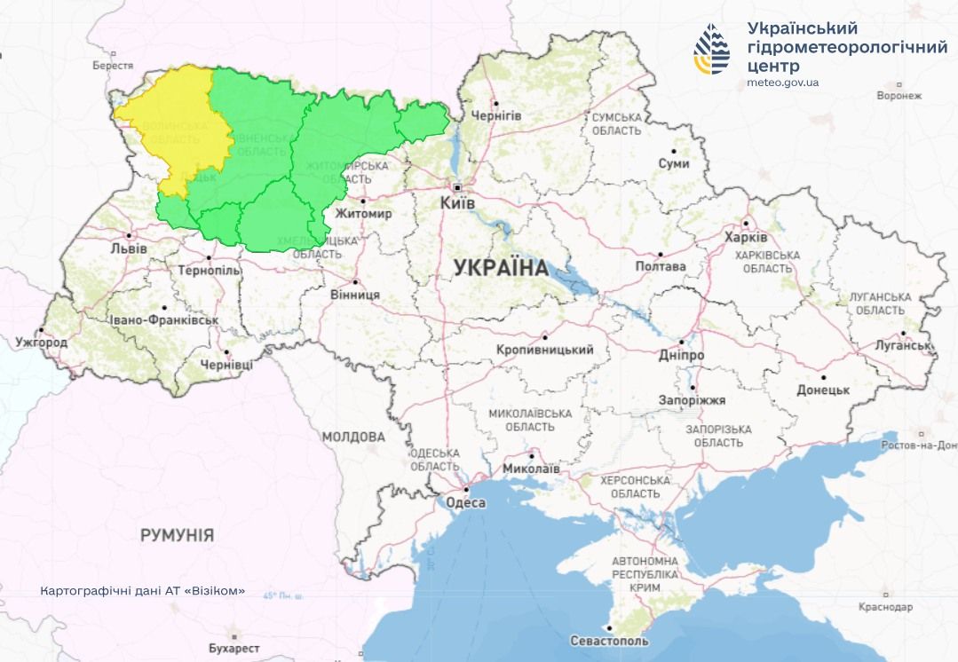 Карта - Facebook.com/UkrHMC.