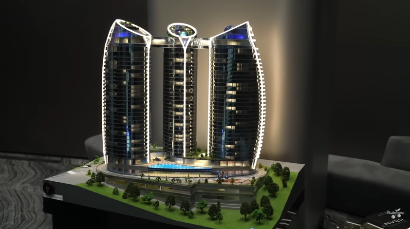 Модель ЖК, в котором имеет квартиру Анна Неплях