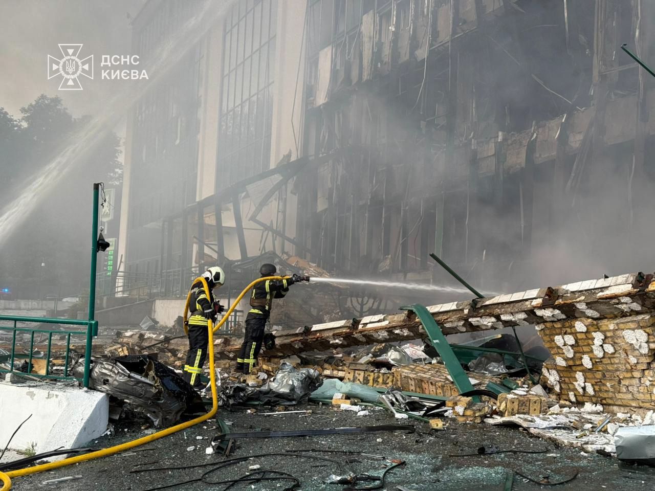 В столице много разрушений В столице много разрушений