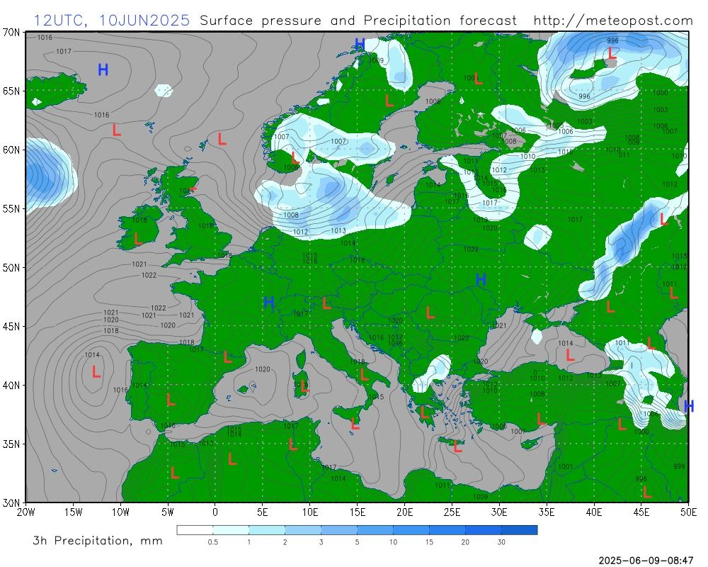 Прогностична карта - Facebook.com/tala.didenko. Прогностична карта - Facebook.com/tala.didenko.