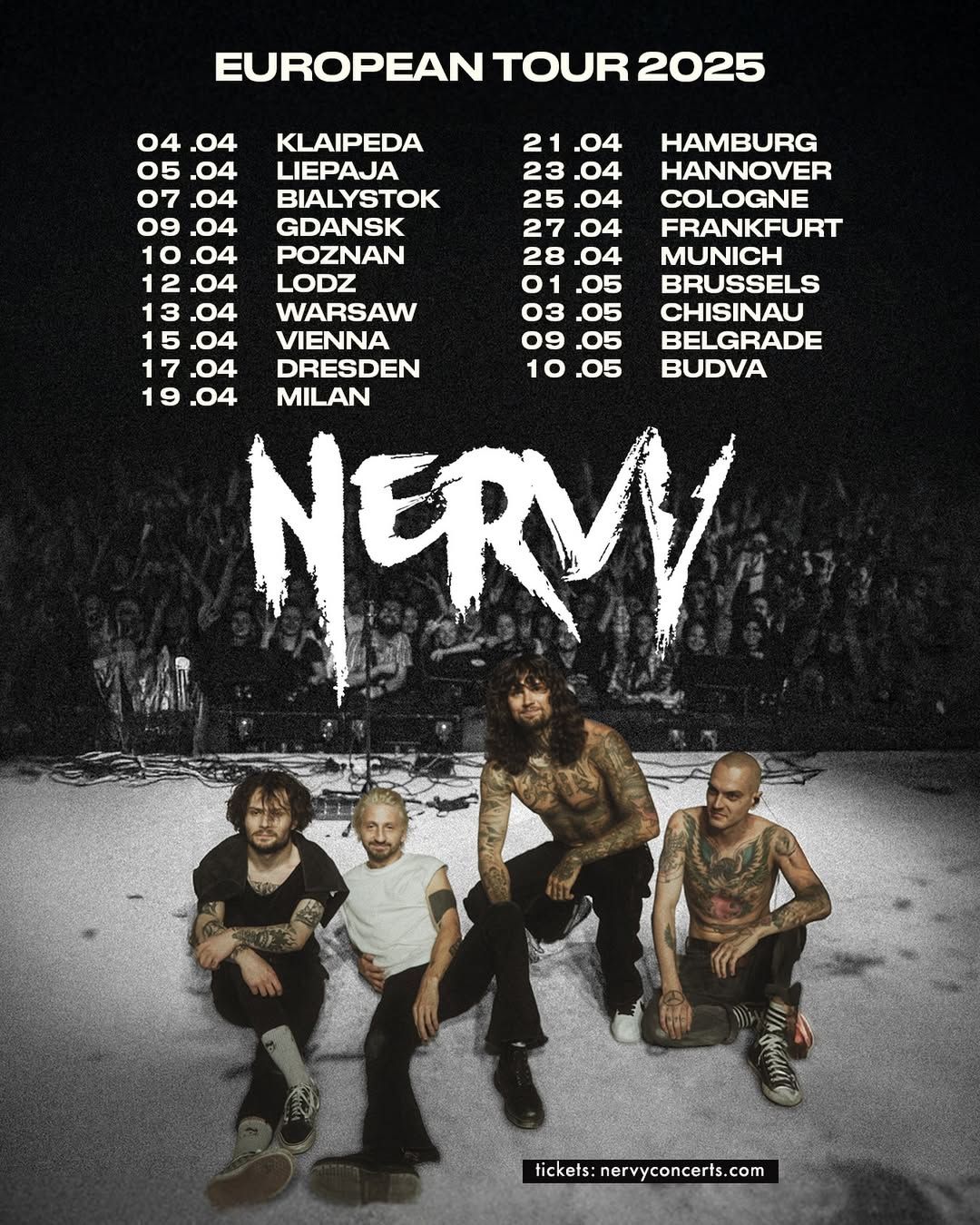 Недавно группа Мильковского завершила тур в Европе.