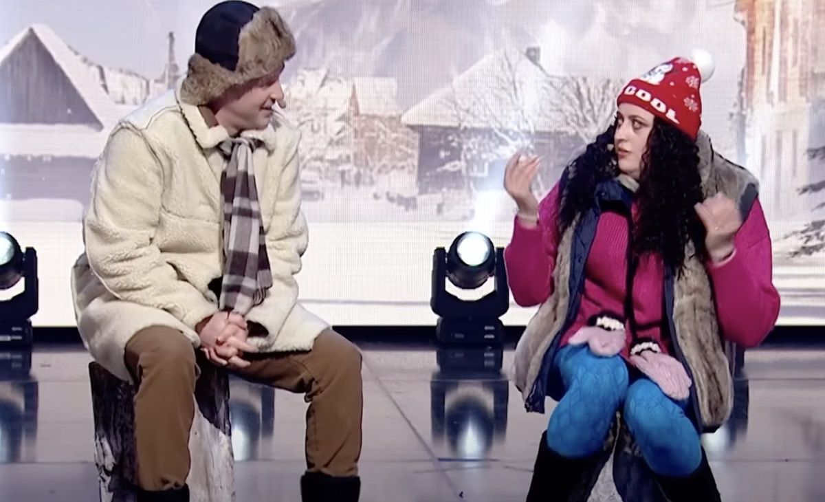 Юрий Великий и Ирина Гатун в скандальном номере о переселенке