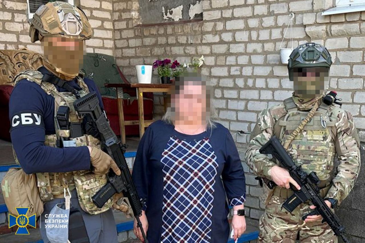 СБУ затримала російську агентку на Донеччині. Фото - СБУ