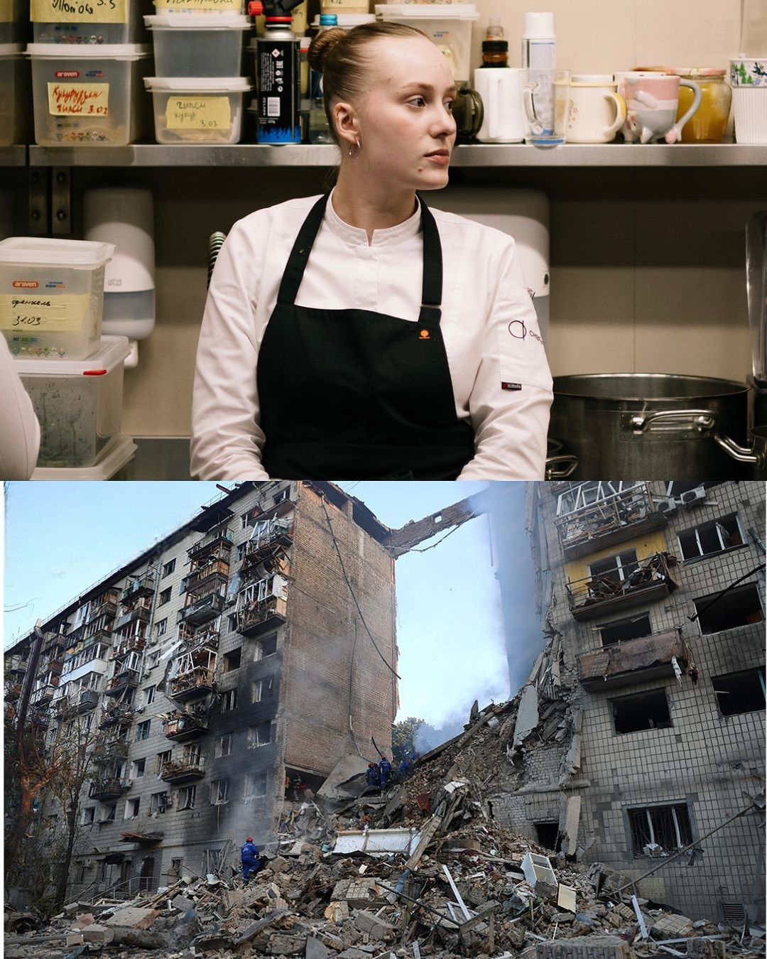 Анастасия и ее разрушенный дом в Киеве