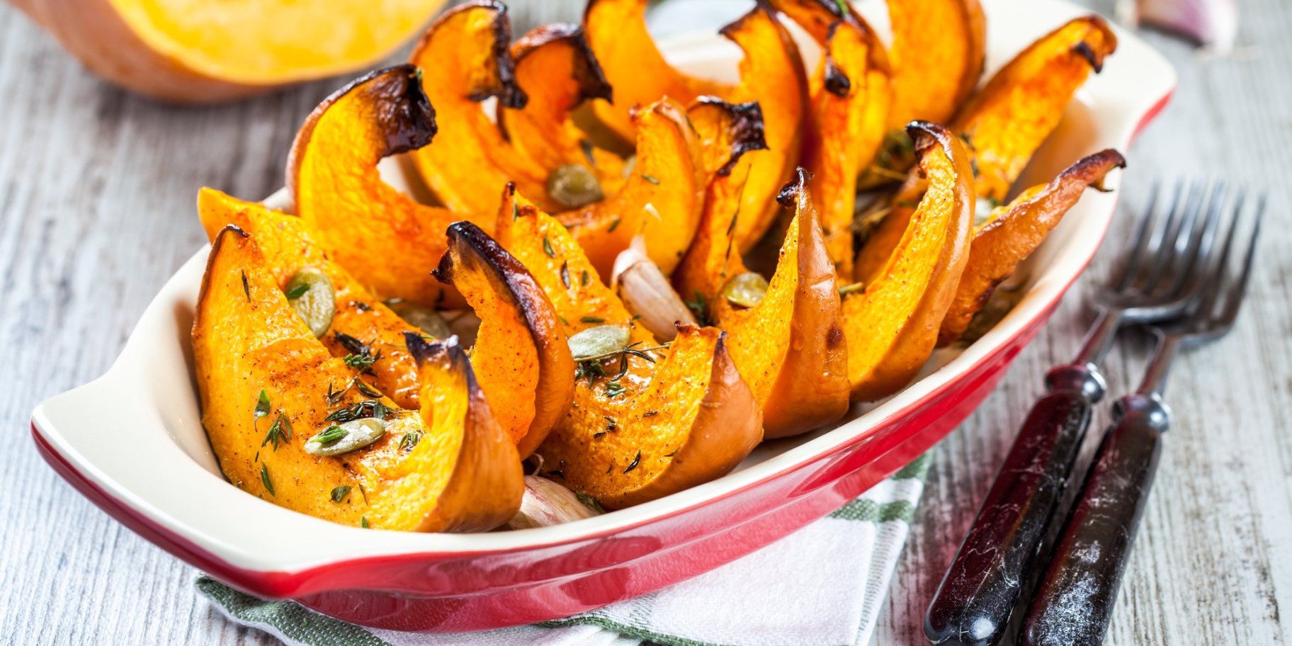 Тыква получается очень нежной