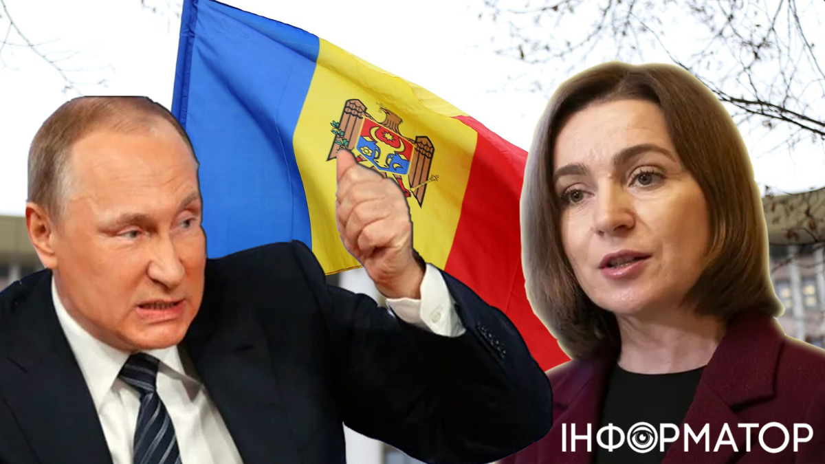 Путін, Мая Санду, Молдова
