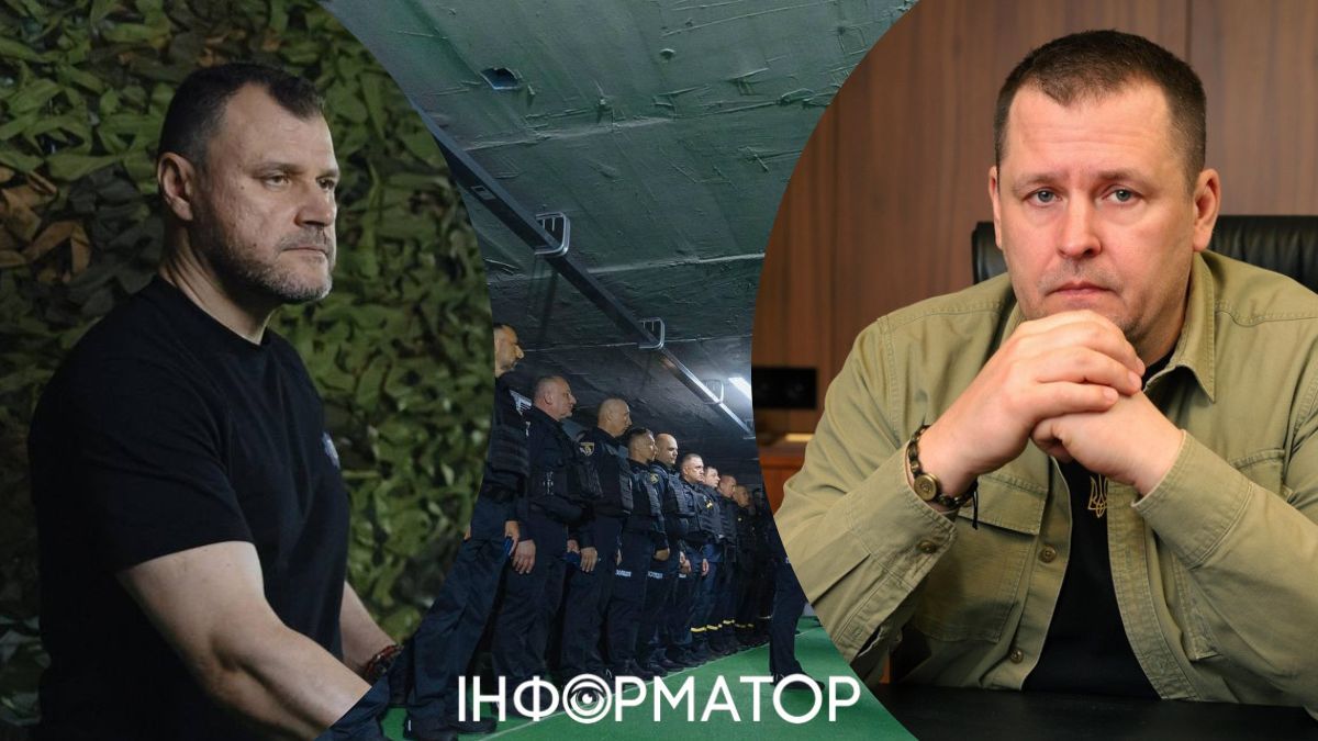 Міський голова Дніпра Борис Філатов та керівник Міністерства внутрішніх справ України Ігор Клименко