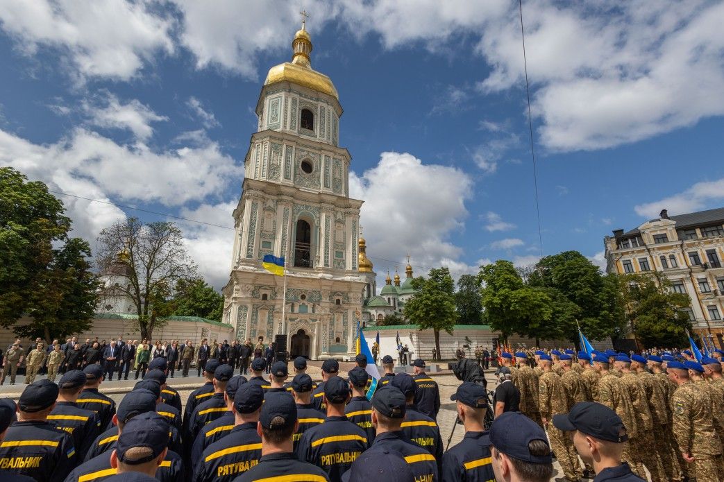 Урочисті заходи відбулися у Києві на Софійській площі