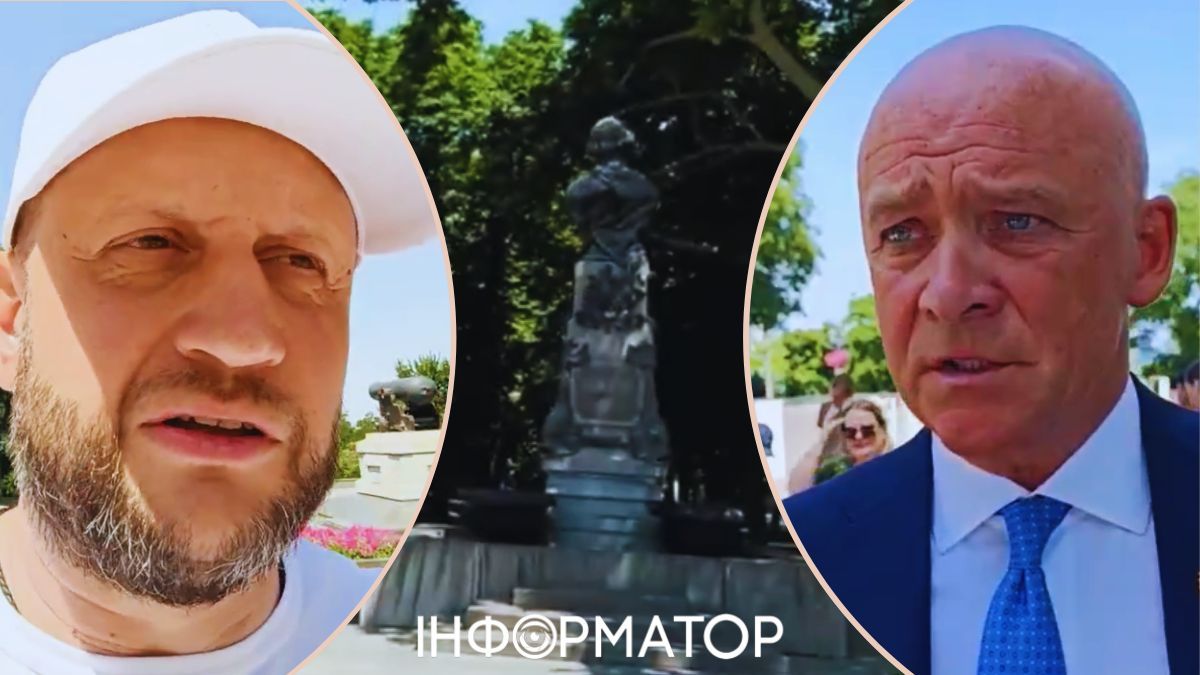Между Трухановым и военным возникла спорная из-за Пушкина в Одессе