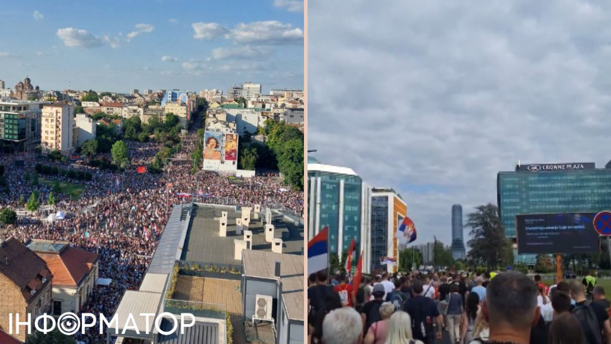 Сербію охопили масштабні протести студентів та опозиції проти чинної влади